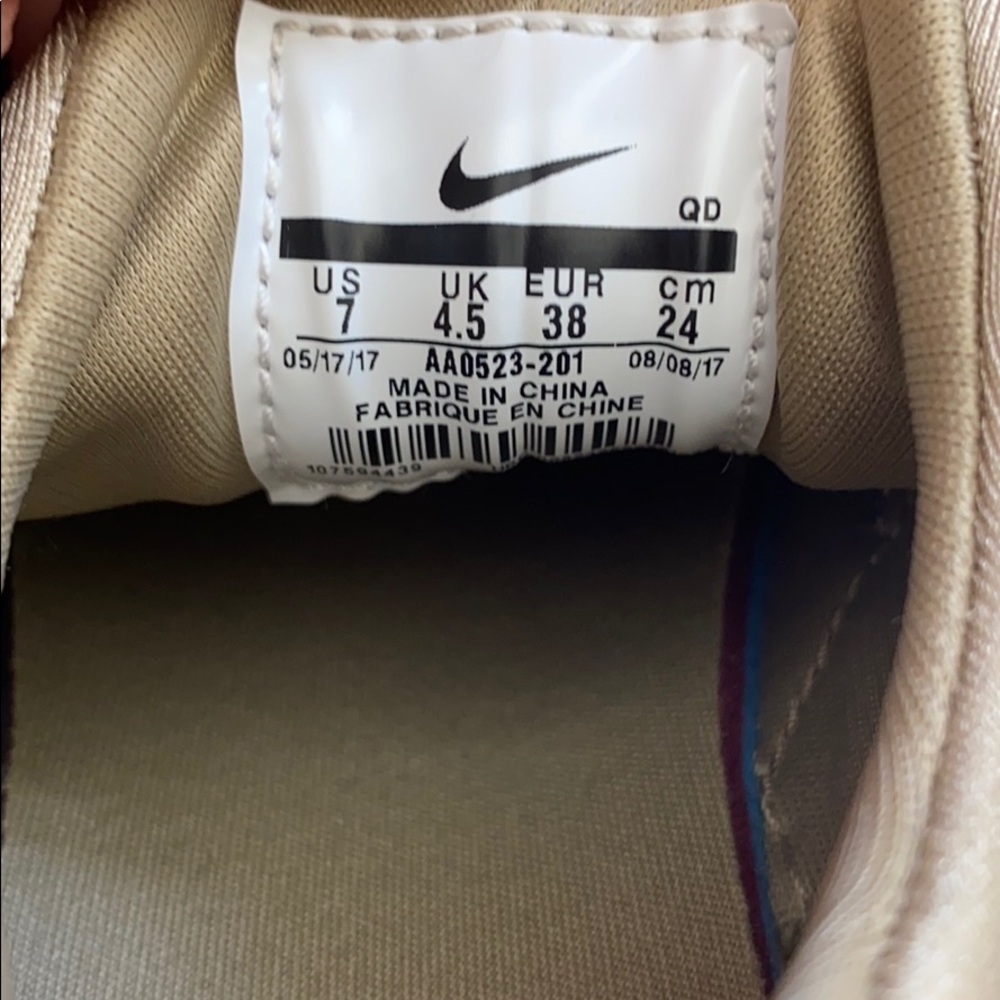NWT Air Huarache Run PRM TXT Khaki Gold W AUTHENT - Picture 8 of 8